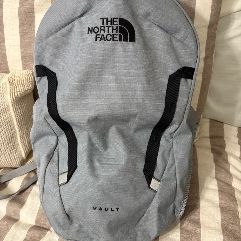 The North Face Vault Backpack in Gray and Black